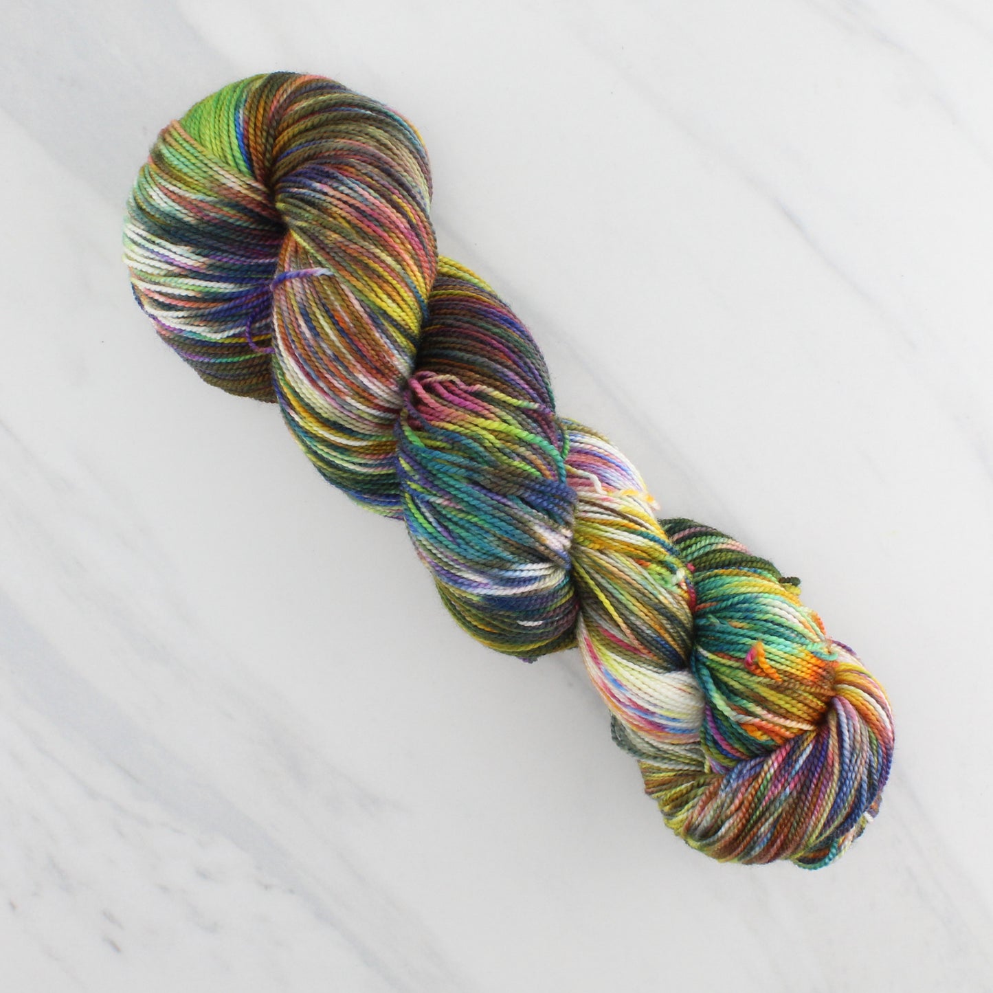 AFREMOV'S FAREWELL TO ANGER Indie-Dyed Yarn on Feather Sock