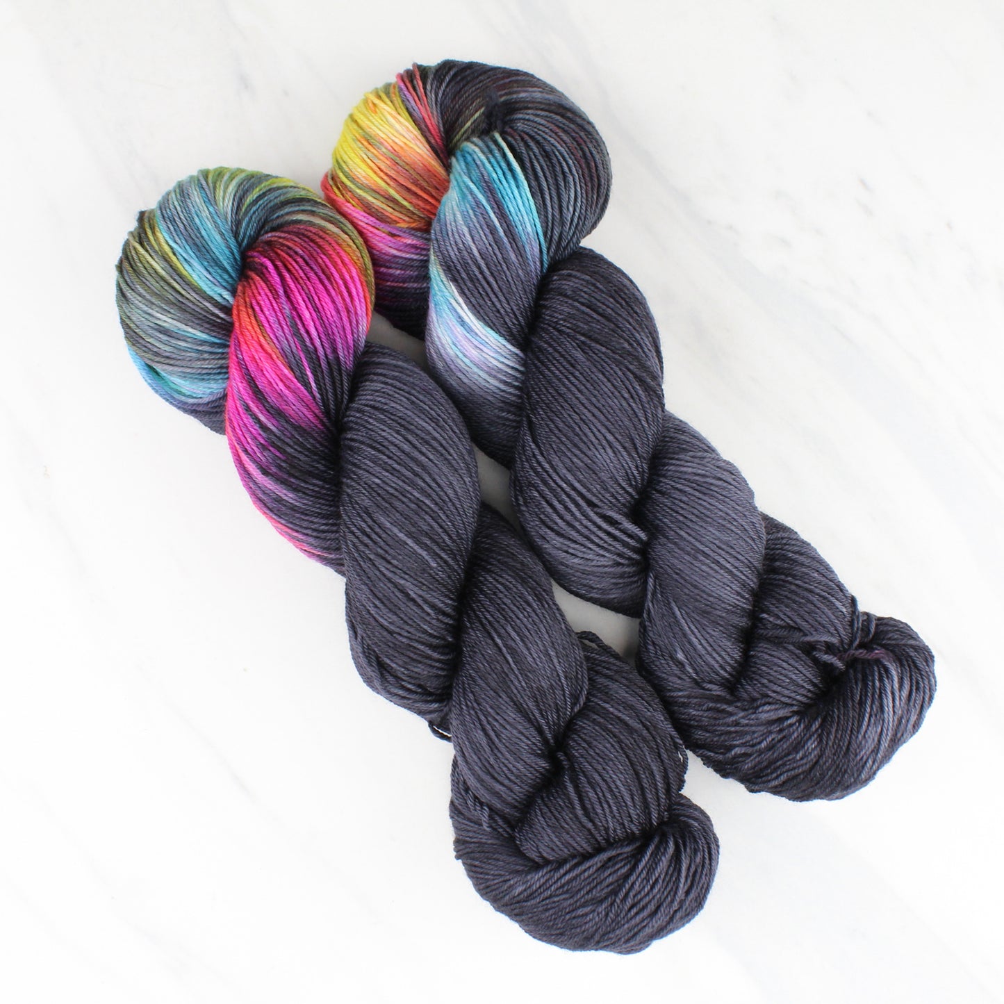 A LIGHT IN DARK PLACES - Yarn Dyed to Order - Assigned Pooling Colorway