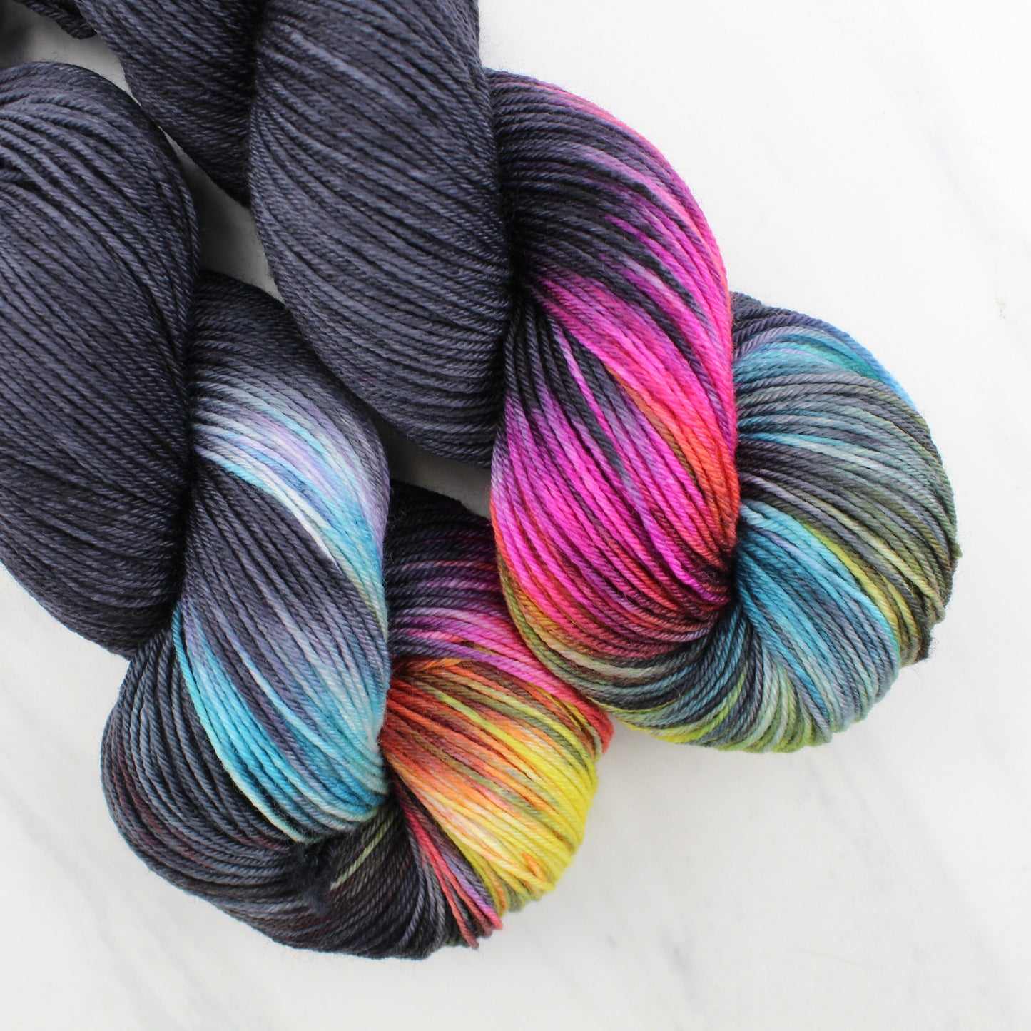 A LIGHT IN DARK PLACES - Yarn Dyed to Order - Assigned Pooling Colorway