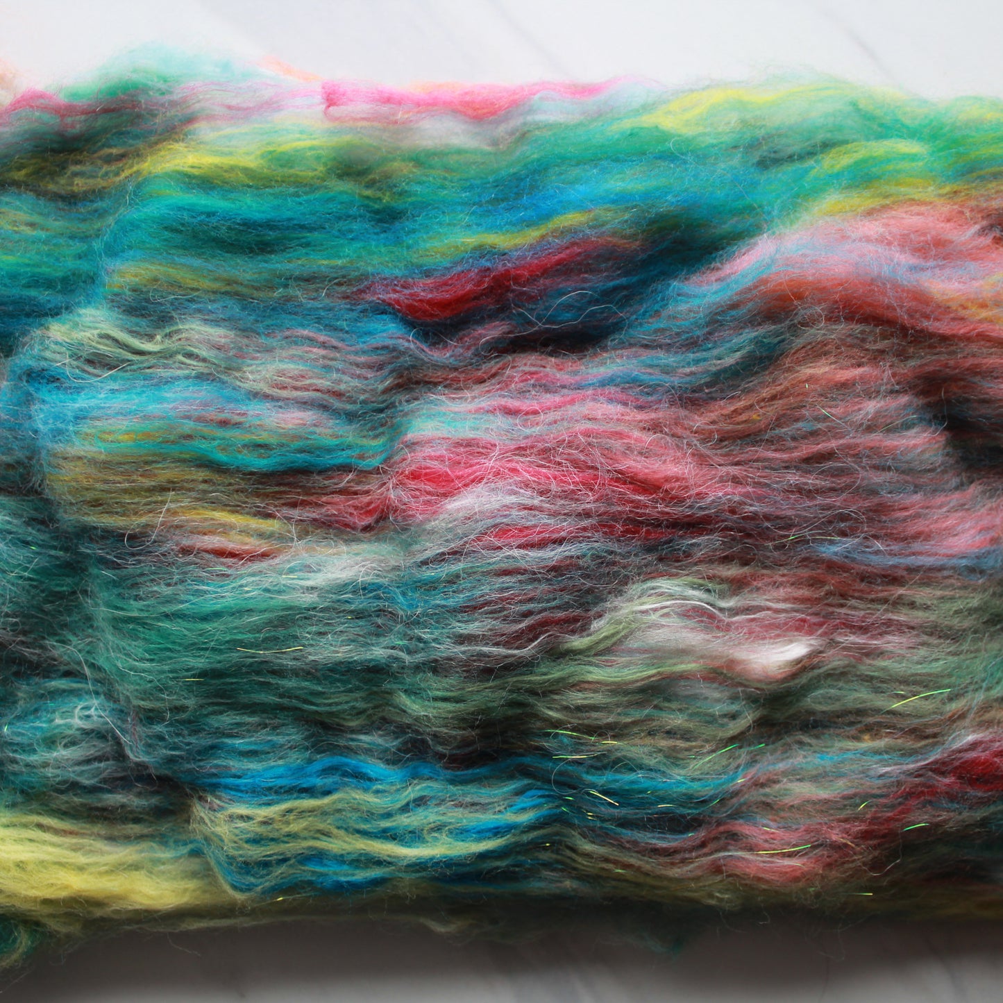 A ROOM WITH A VIEW Art Batts to Spin and Felt - Purple Lamb