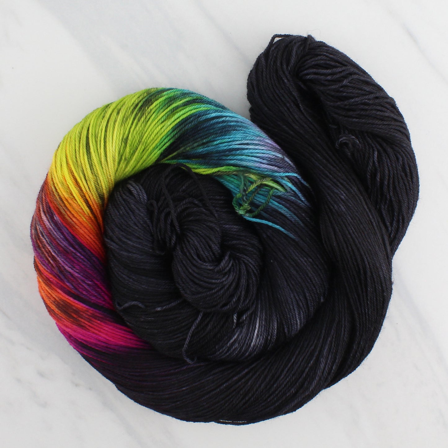 A LIGHT IN DARK PLACES on Sock Perfection - Assigned Pooling Colorway