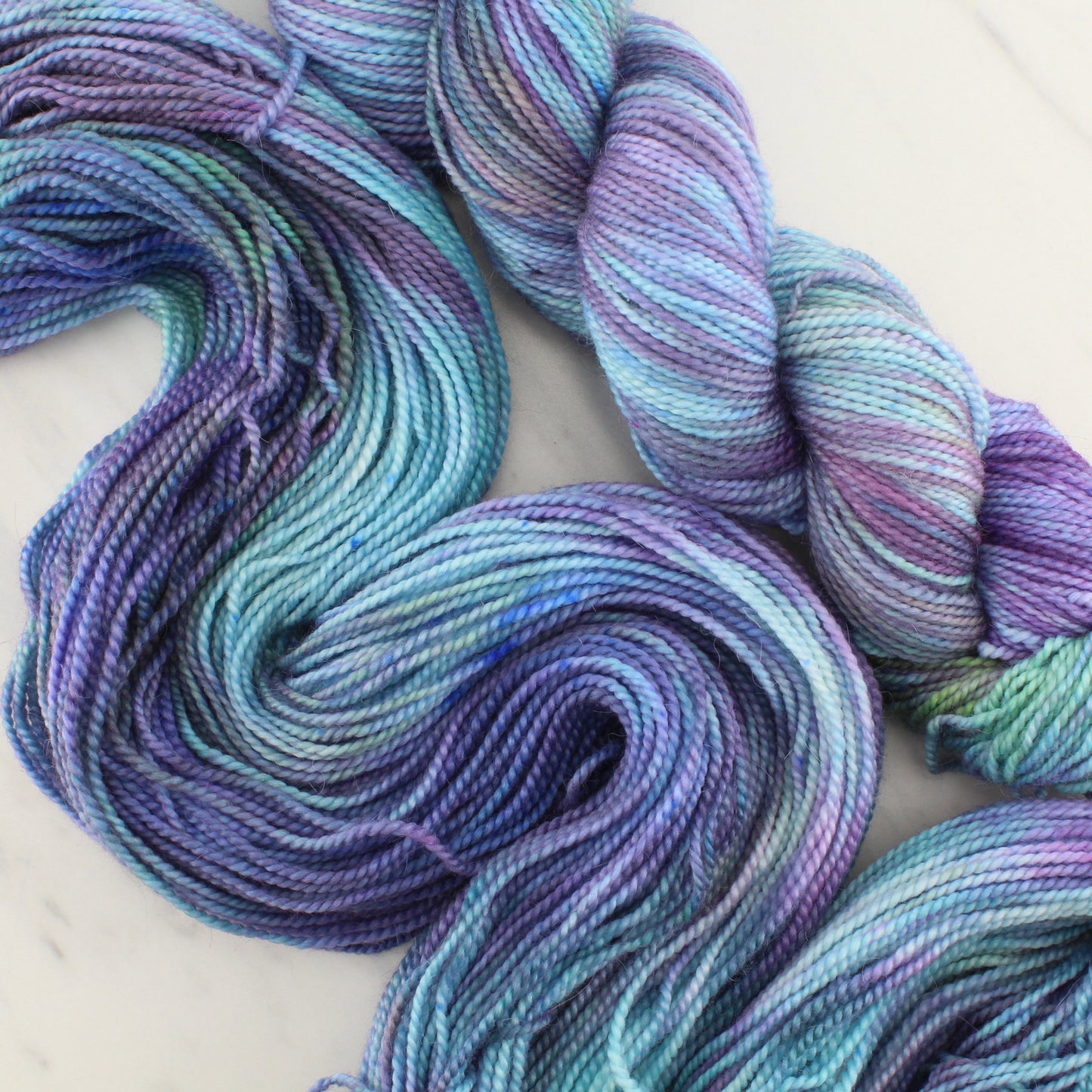 AFTER THE RAIN on Buttery Soft DK - Hand-Dyed Yarn - Purple Lamb