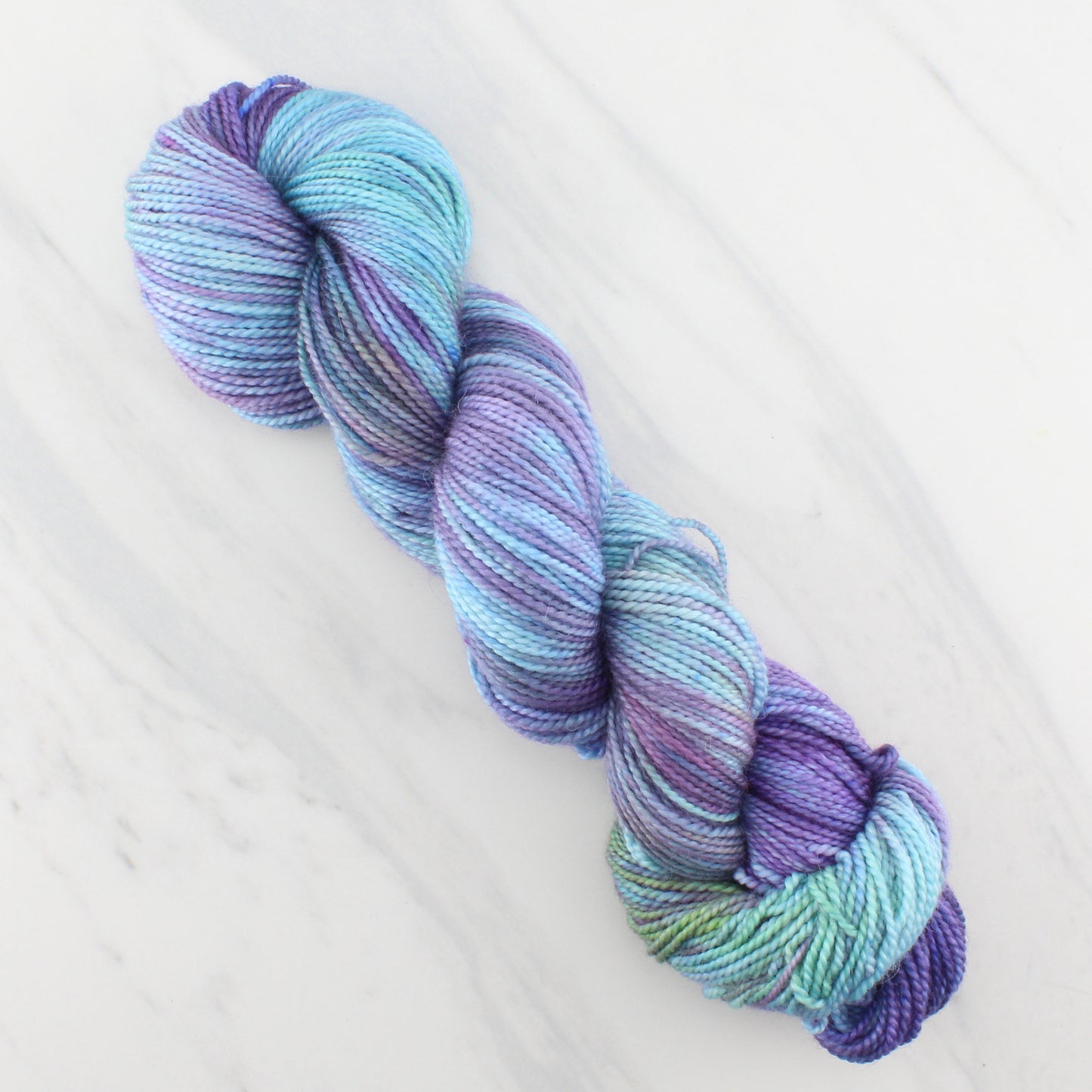 AFTER THE RAIN on Buttery Soft DK - Hand-Dyed Yarn - Purple Lamb