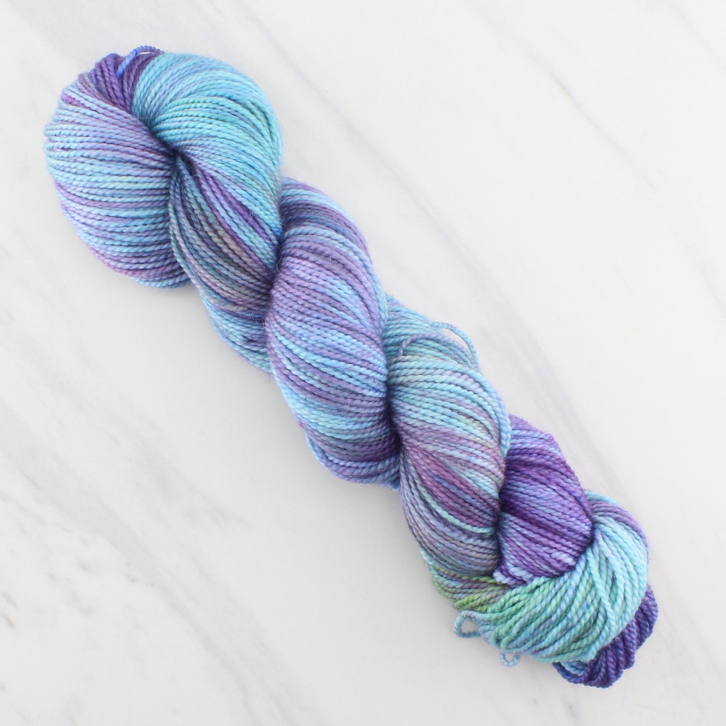 AFTER THE RAIN on Buttery Soft DK - Hand-Dyed Yarn - Purple Lamb