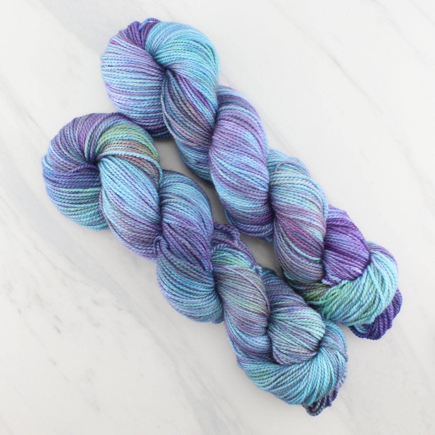 AFTER THE RAIN on Buttery Soft DK - Hand-Dyed Yarn - Purple Lamb