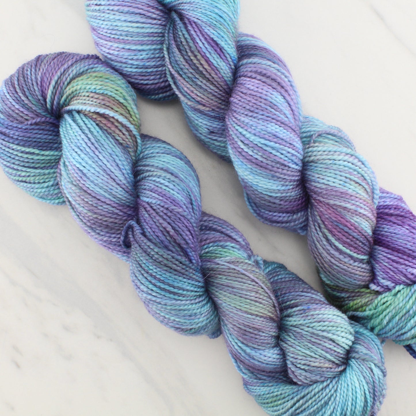 AFTER THE RAIN on Buttery Soft DK - Hand-Dyed Yarn - Purple Lamb