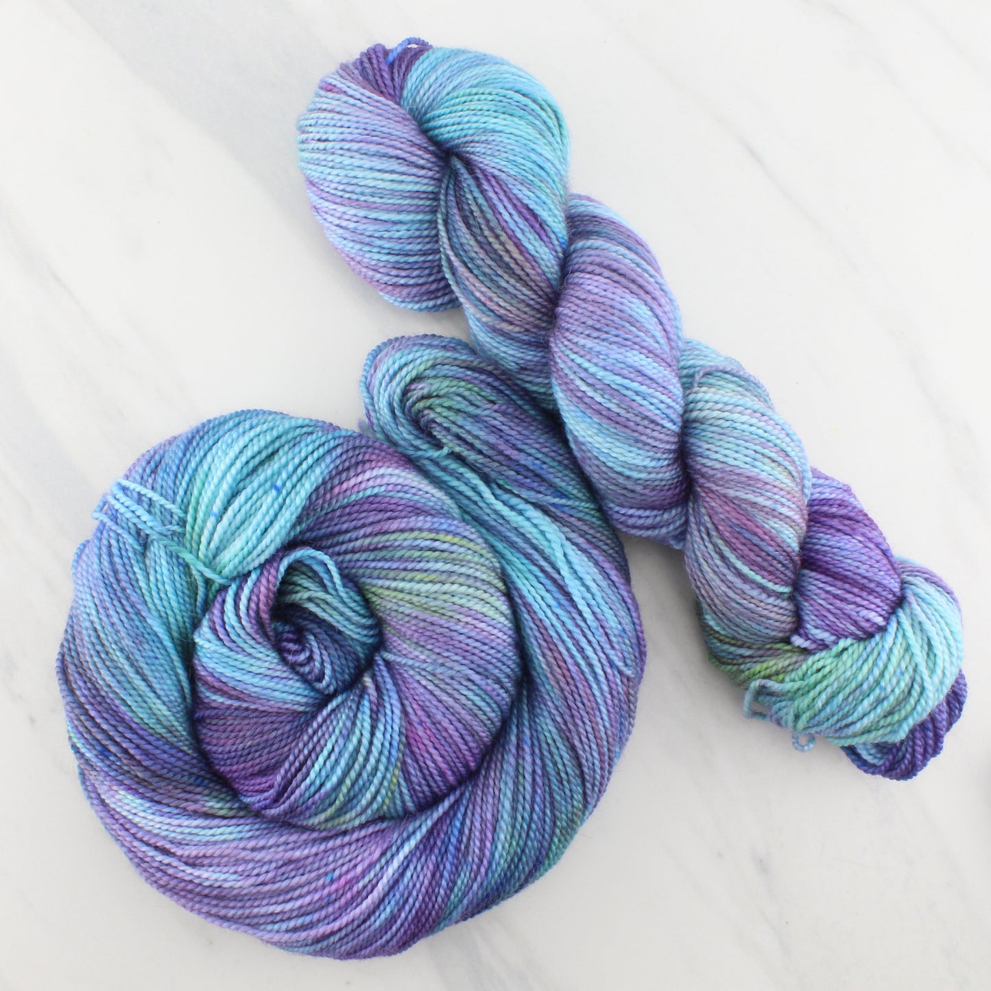 AFTER THE RAIN on Buttery Soft DK - Hand-Dyed Yarn - Purple Lamb