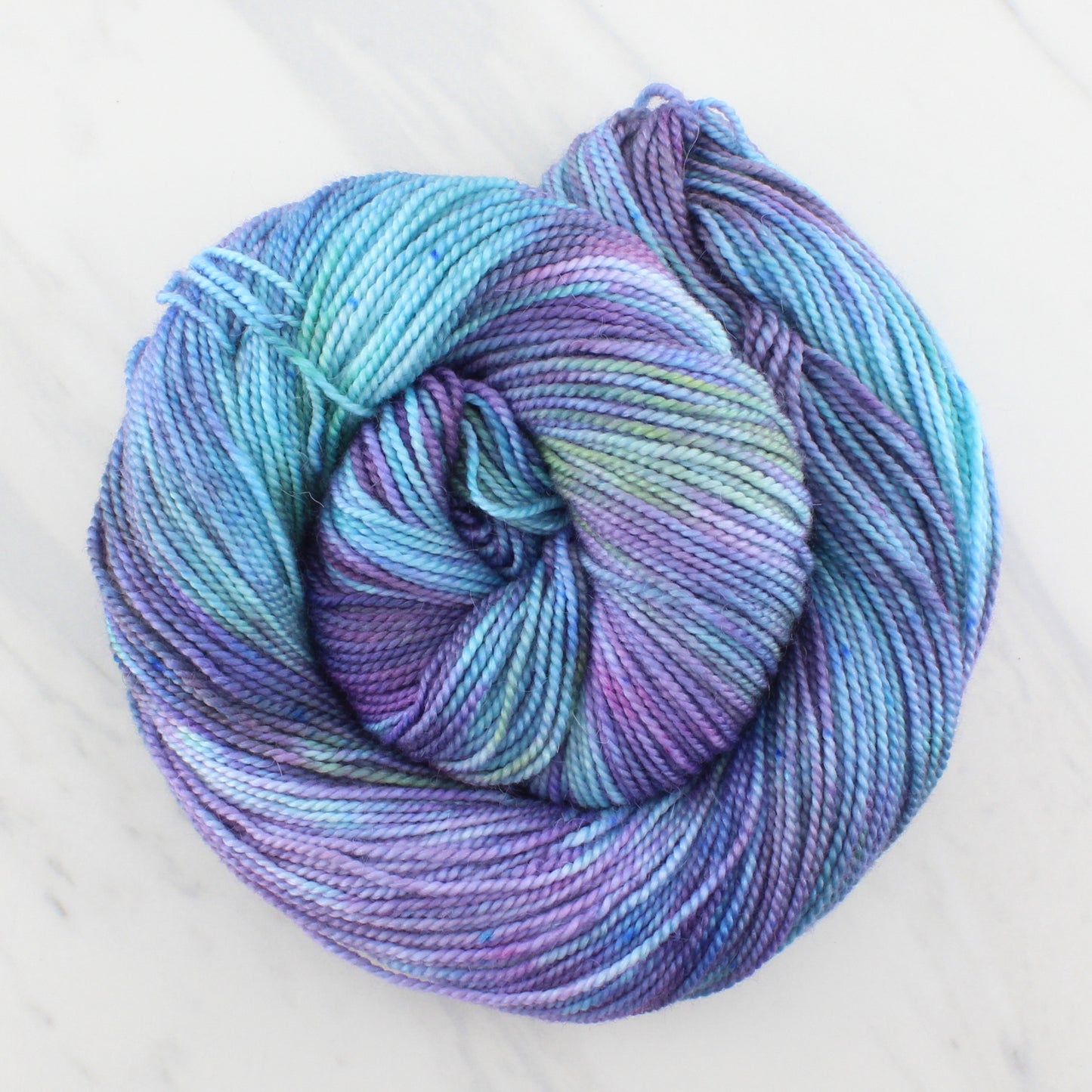 AFTER THE RAIN on Buttery Soft DK - Hand-Dyed Yarn - Purple Lamb