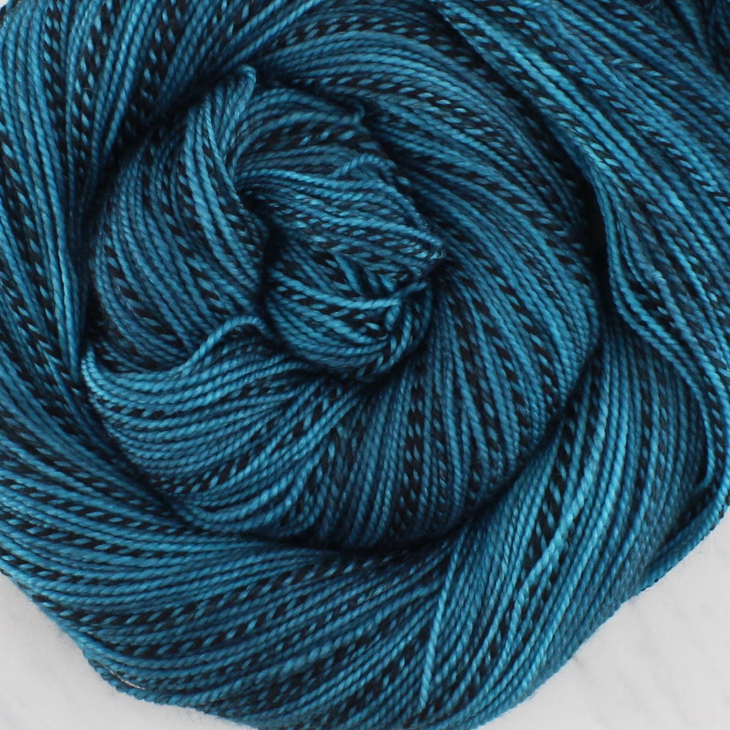 ANNUNCIATION BLUE on Stained Glass Sock - Hand-Dyed Yarn - Purple Lamb