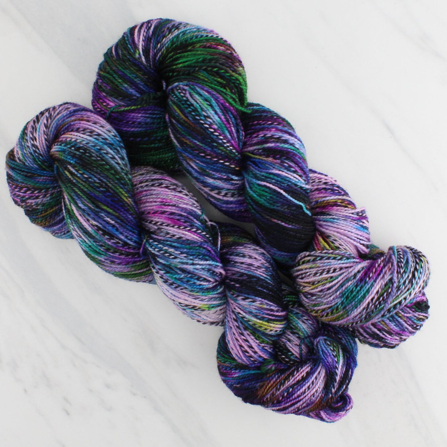 BEAUTIFUL GALAXY on Stained Glass Sock - Hand-Dyed Yarn