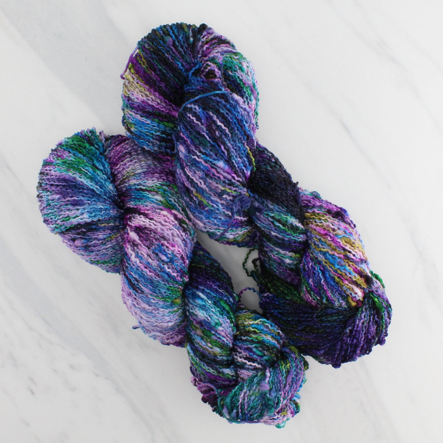 BEAUTIFUL GALAXY Hand Dyed on Squiggle Sock - Splashed & Speckled Yarn