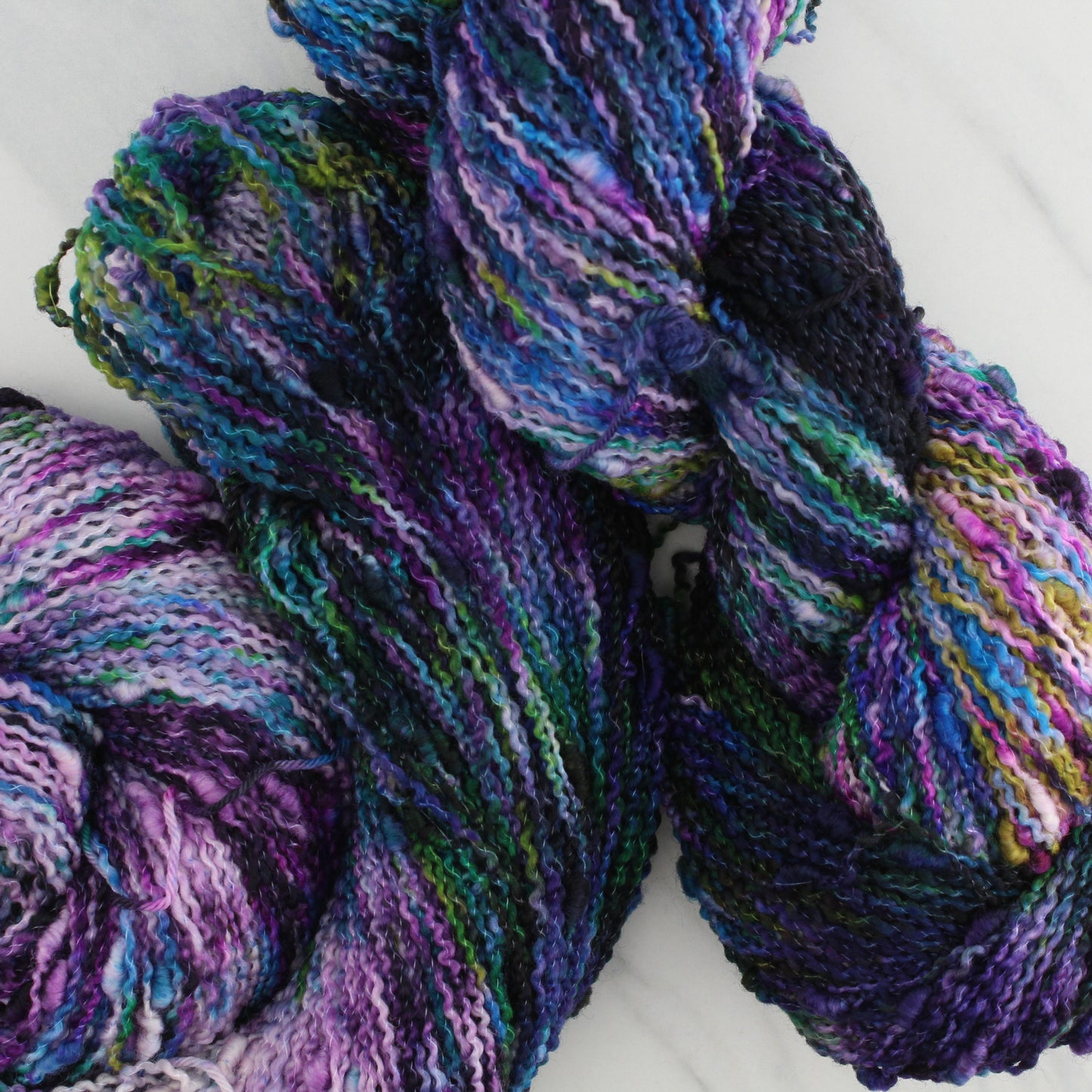 BEAUTIFUL GALAXY Hand Dyed on Squiggle Sock - Splashed & Speckled Yarn