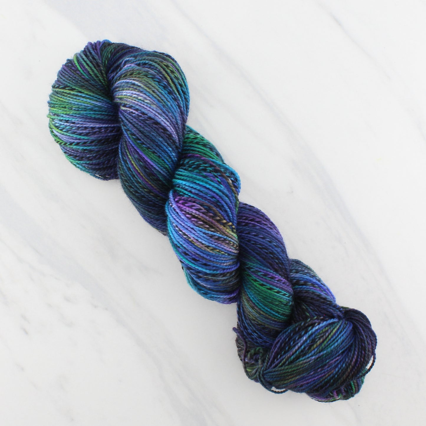 BEAUTIFUL UNIVERSE Stained Glass Sock - Hand-Dyed Yarn - Purple Lamb