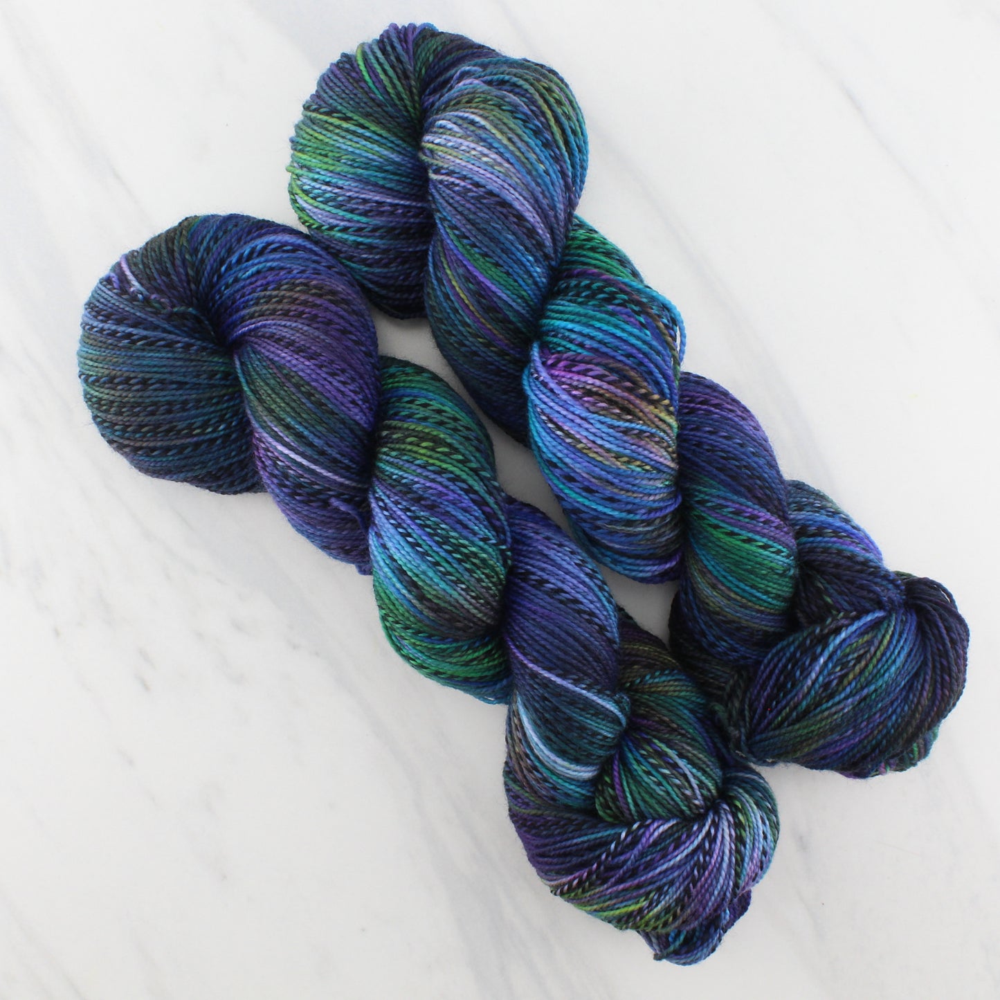 BEAUTIFUL UNIVERSE Stained Glass Sock - Hand-Dyed Yarn - Purple Lamb