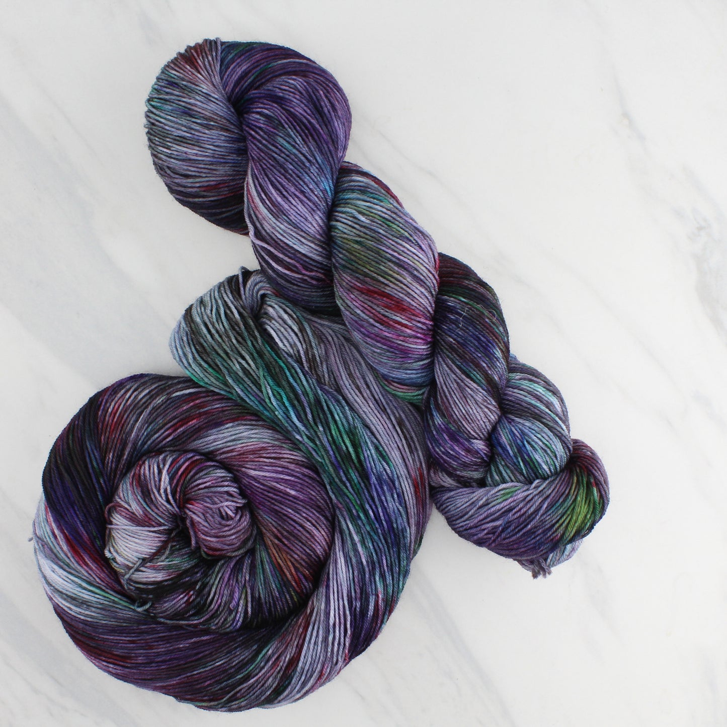 BEOWULF Hand Dyed on Sock Perfection - Splashed & Speckled Yarn