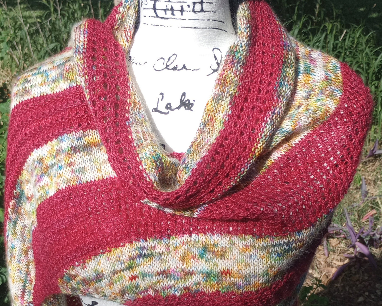 BERMUDA TRIANGLE SHAWL - Knitting Pattern
