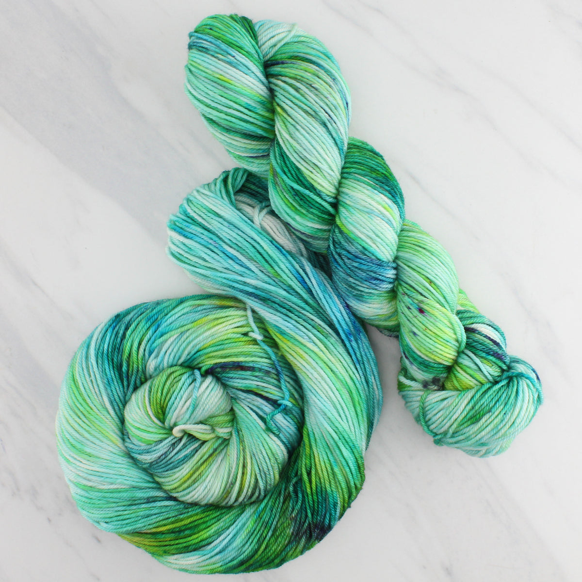 The Lord of the Rings Collection - BEYOND THE GREY HAVENS - Hand Dyed on Squoosh DK - Splashed & Speckled Colorway