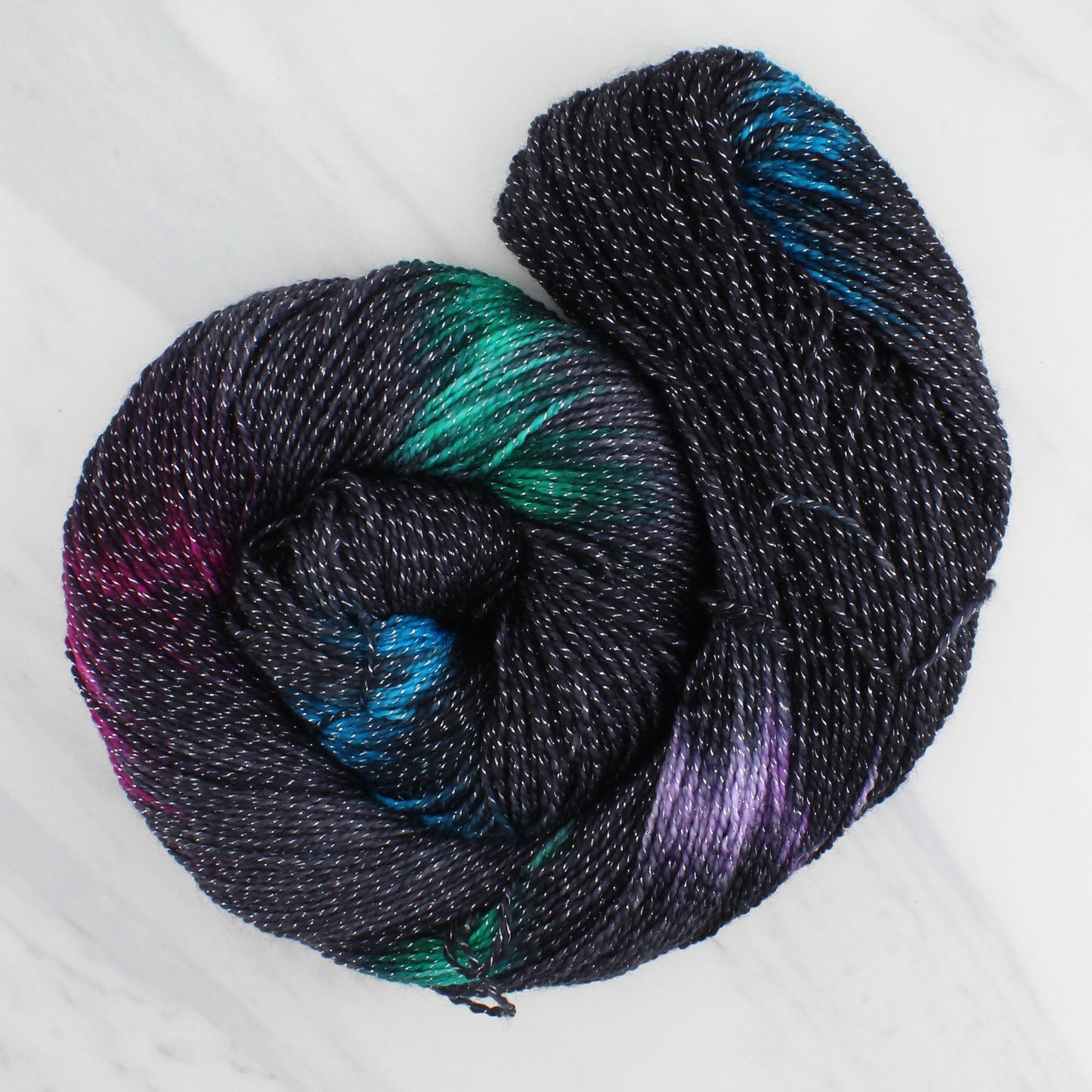 BLACK BUTTERFLY on Twinkle Sock - Ikat Colorway