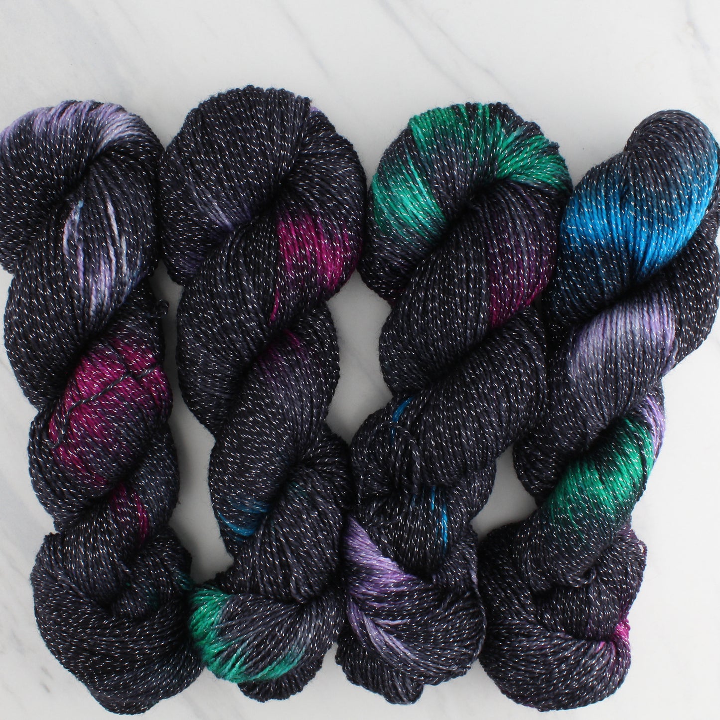 BLACK BUTTERFLY on Twinkle Sock - Ikat Colorway