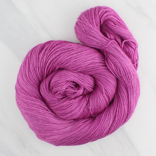 BURGUNDY ROSE Hand Dyed on Dream Fingering - Semi-Solid Yarn