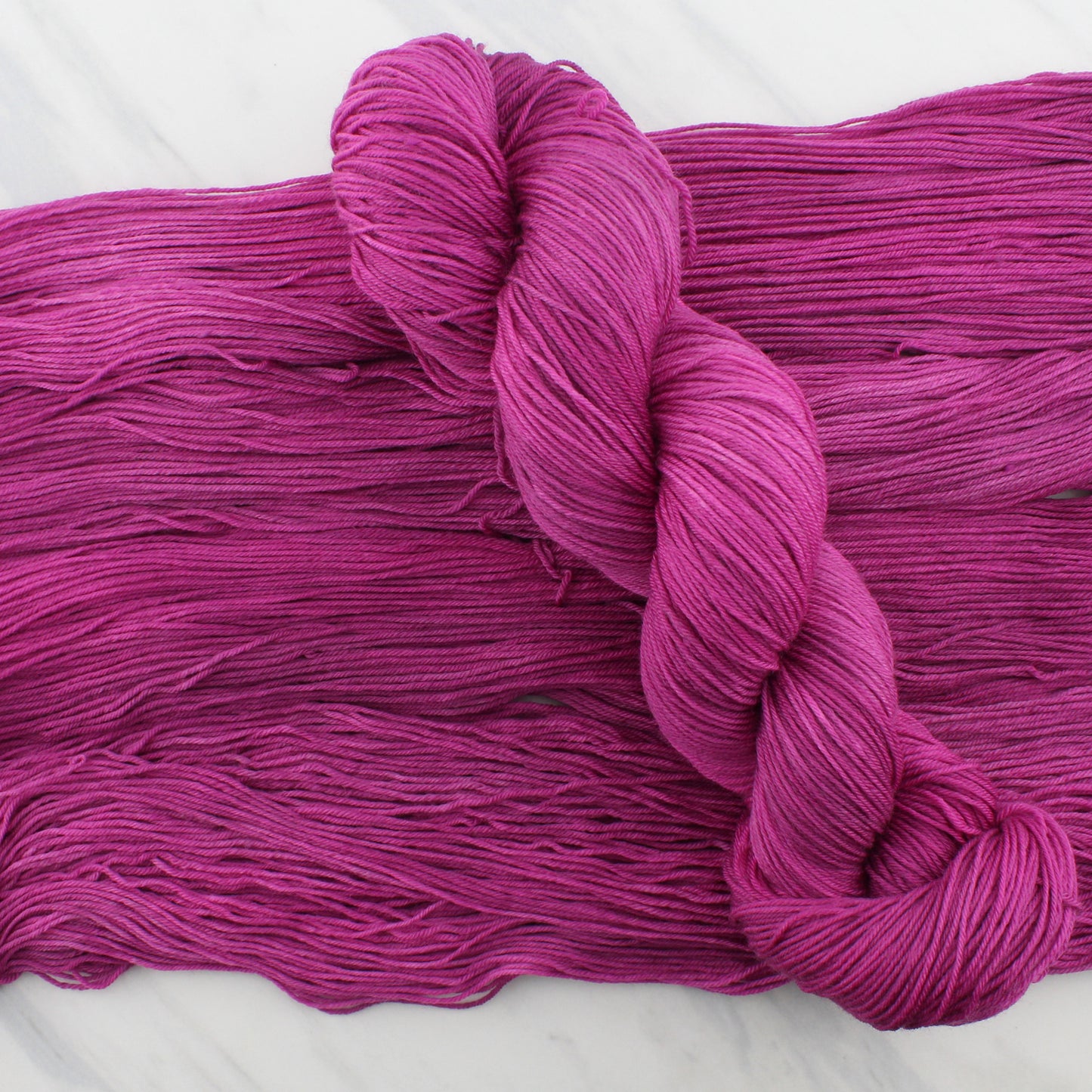 BURGUNDY ROSE on Sock Perfection - Hand-Dyed Yarn - Purple Lamb