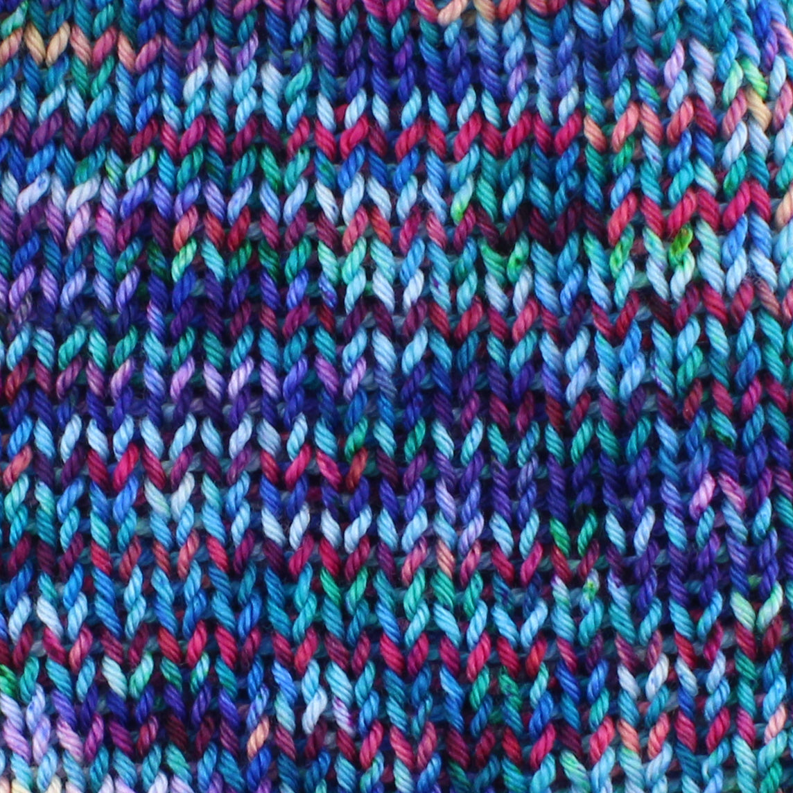 CARIBBEAN SUNSET  on Squoosh DK  - Hand-Dyed Yarn - Purple Lamb
