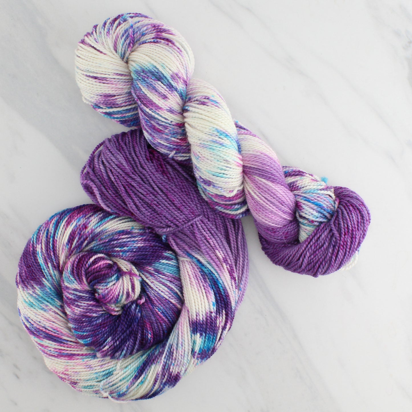 CARNEVALE Hand Dyed on Buttery Soft DK - Assigned Pooling Colorway