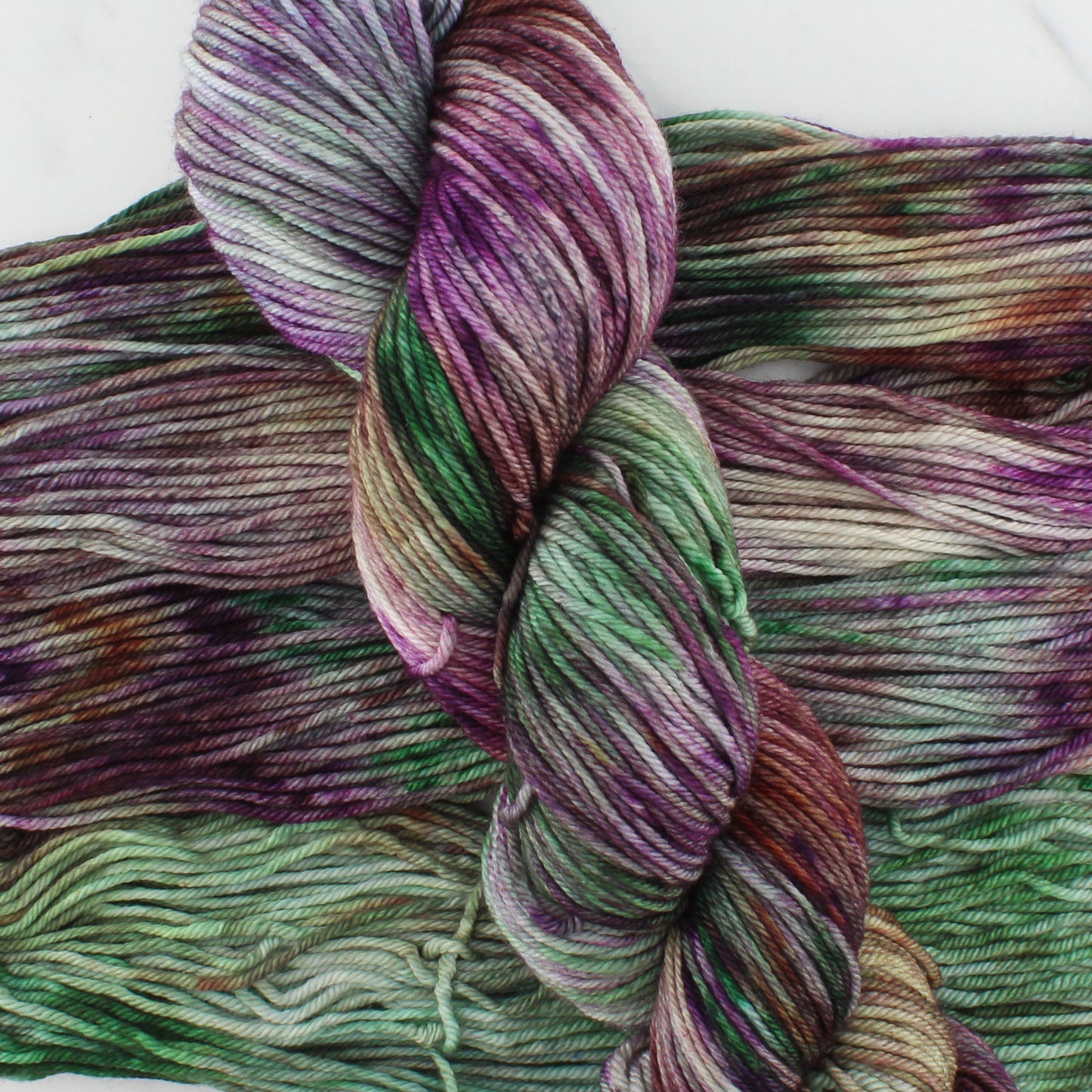 CHASING ORCS AND HOBBITS on Squoosh DK - Hand-Dyed Yarn - Purple Lamb