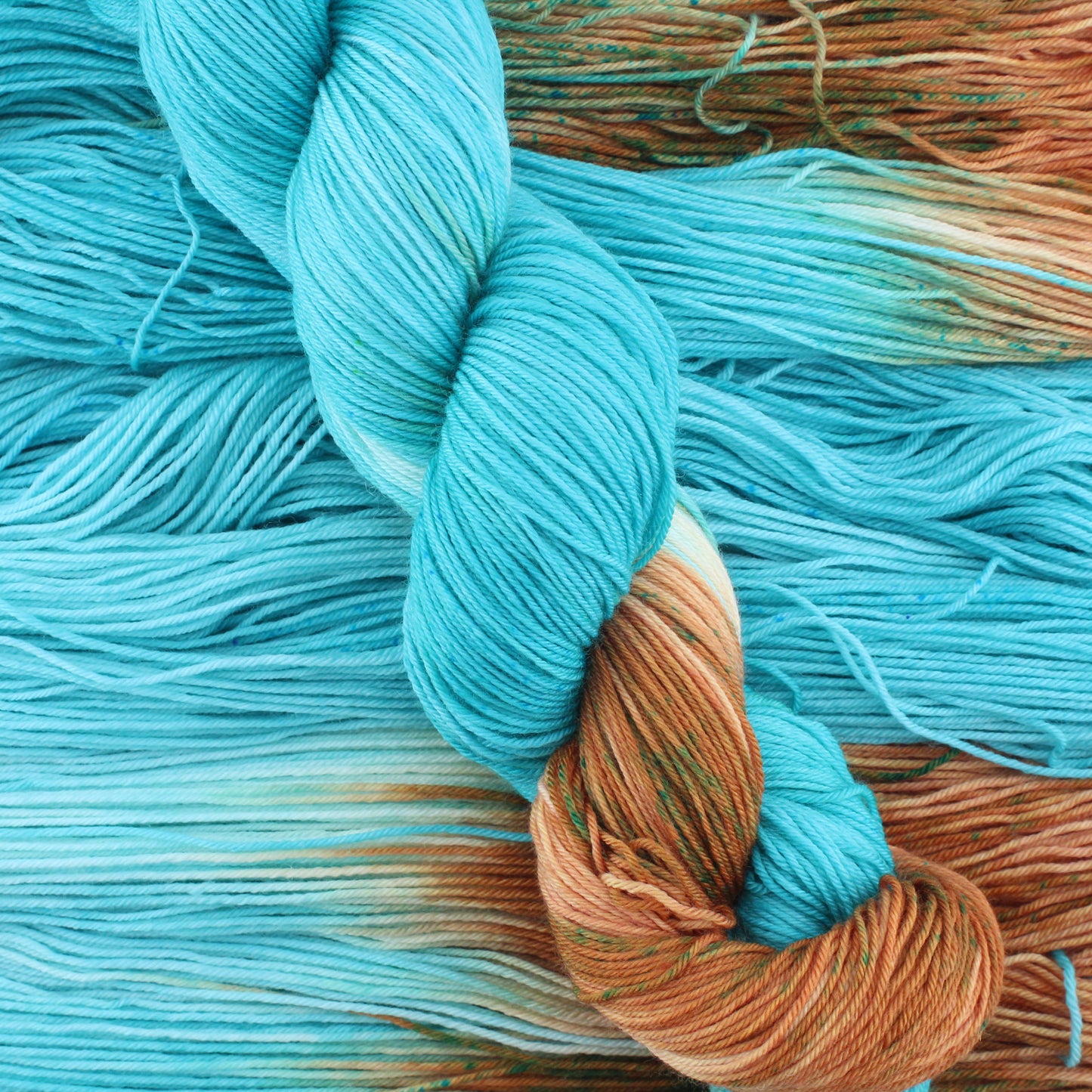 COPPER ROOF on Sock Perfection - Hand-Dyed Yarn - Purple Lamb