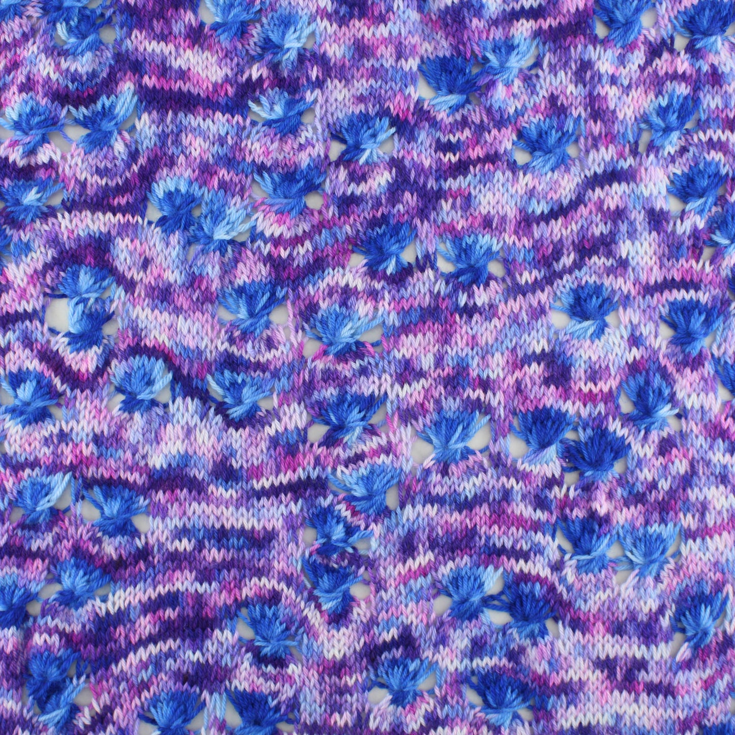 DAPPLED THINGS on Sparkly Merino Sock - Assigned Pooling Colorway - Purple Lamb