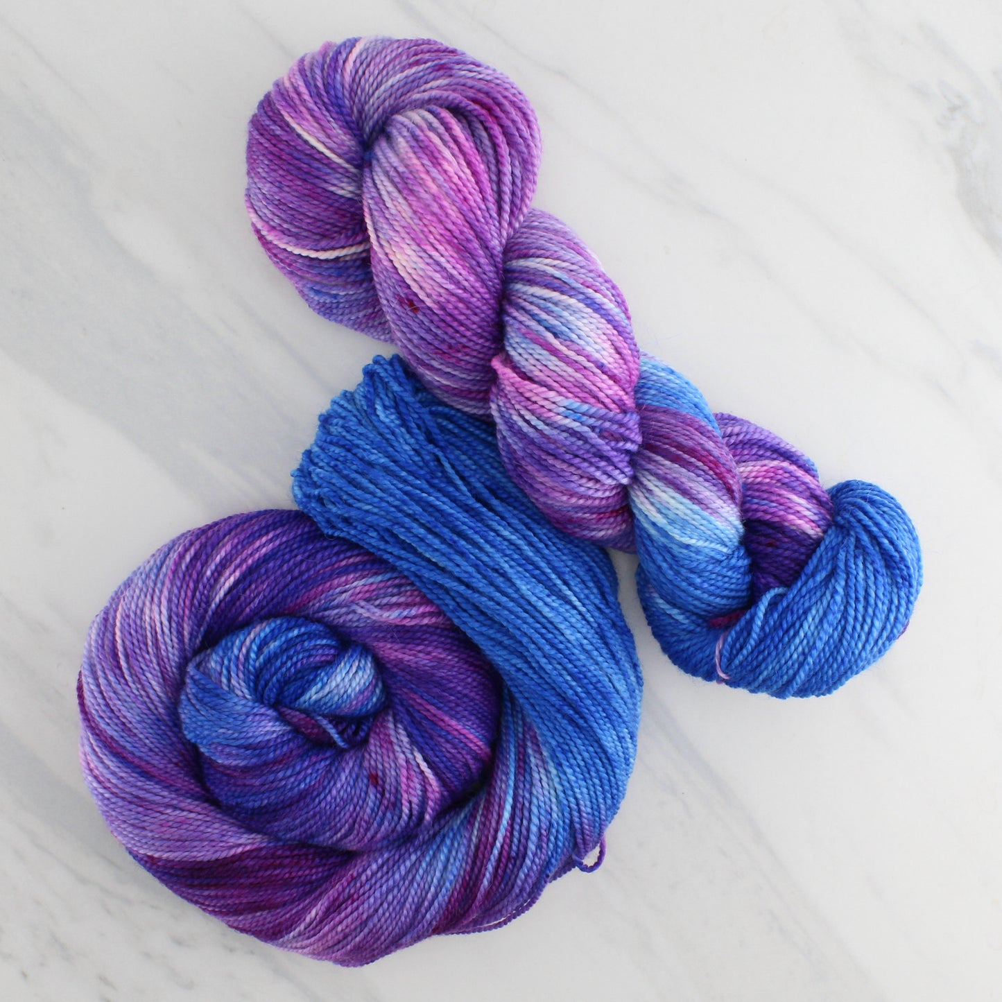DAPPLED THINGS Hand Dyed on Buttery Soft DK - Assigned Pooling Colorway