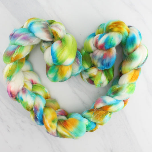 DAY AT THE BEACH Hand-Dyed Merino/Silk Top