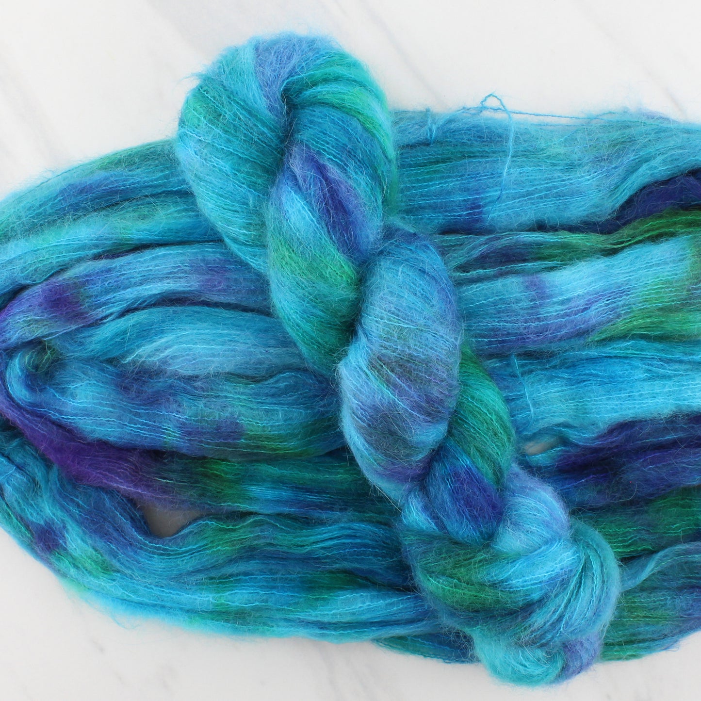 DREAMS OF THE SEA on Suri Lace Cloud - Indie-Dyed Yarn - Purple Lamb