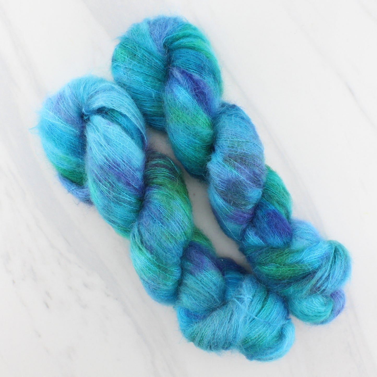 DREAMS OF THE SEA on Suri Lace Cloud - Indie-Dyed Yarn - Purple Lamb