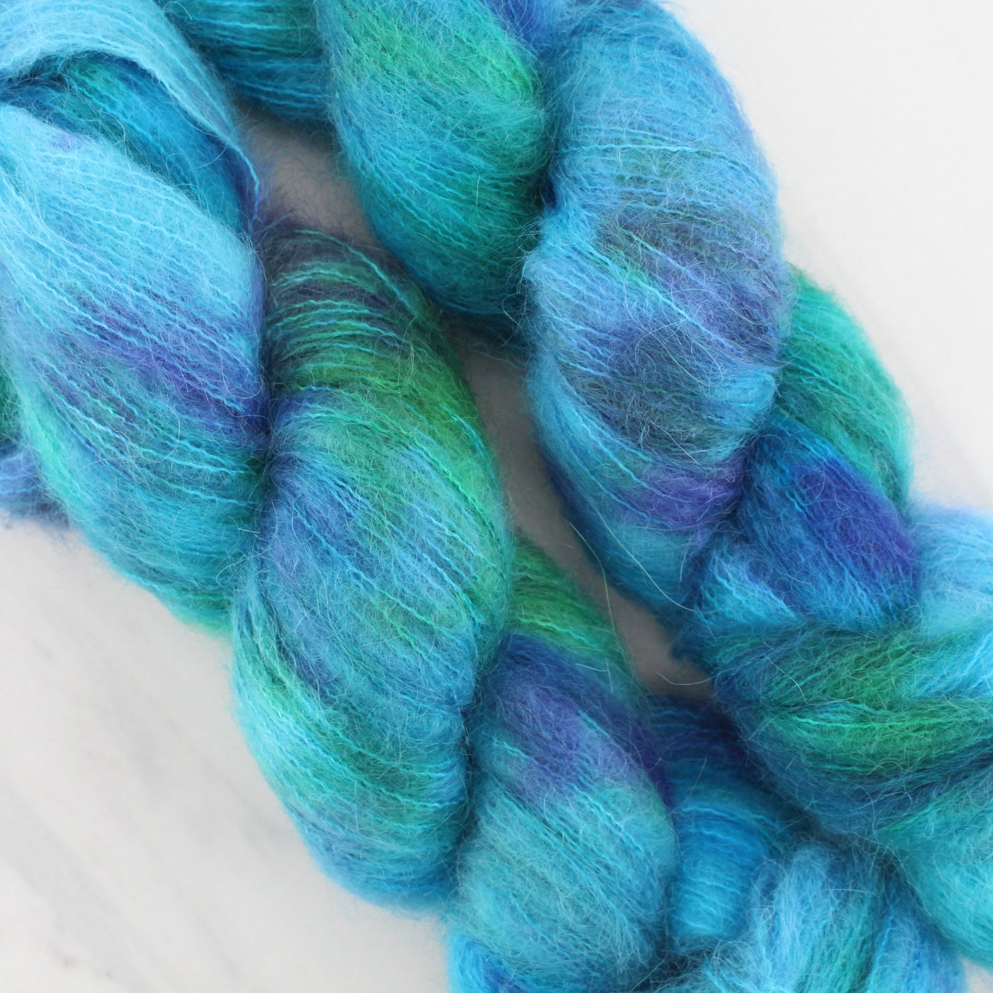 DREAMS OF THE SEA on Suri Lace Cloud - Indie-Dyed Yarn - Purple Lamb
