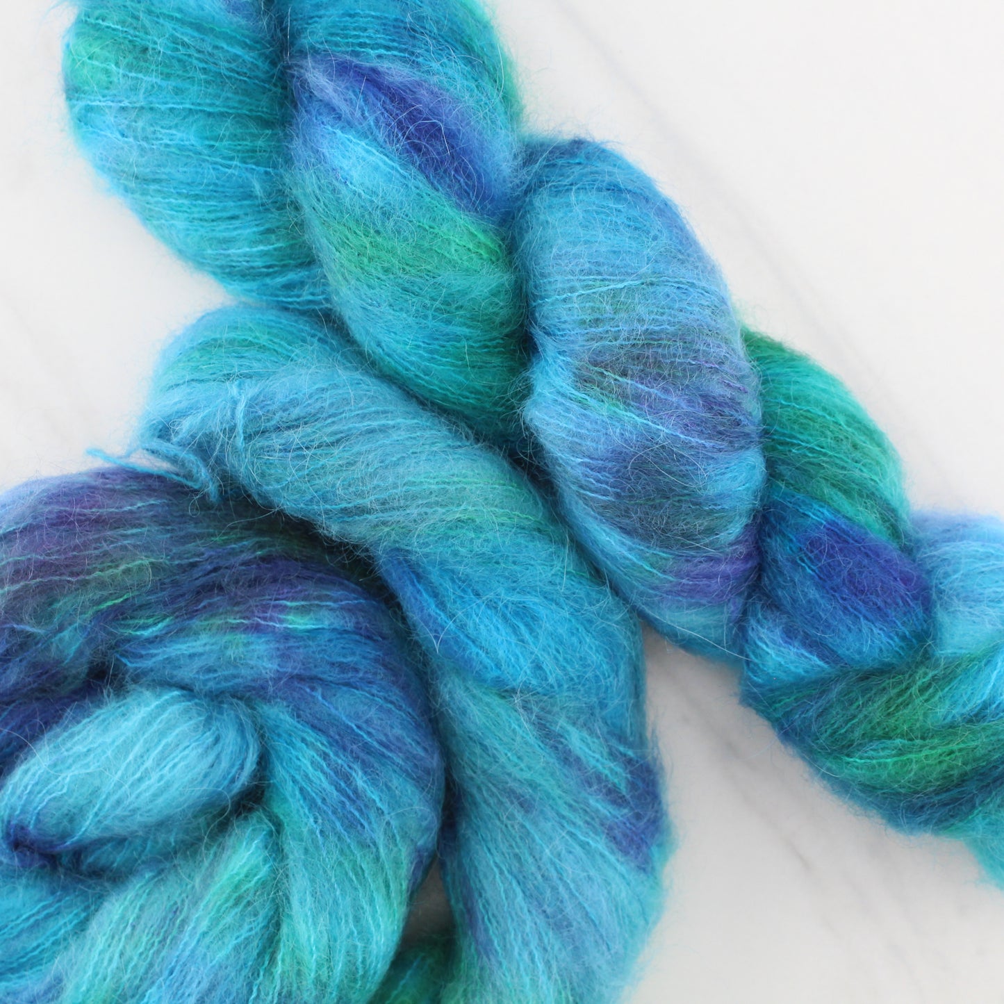 DREAMS OF THE SEA on Suri Lace Cloud - Indie-Dyed Yarn - Purple Lamb
