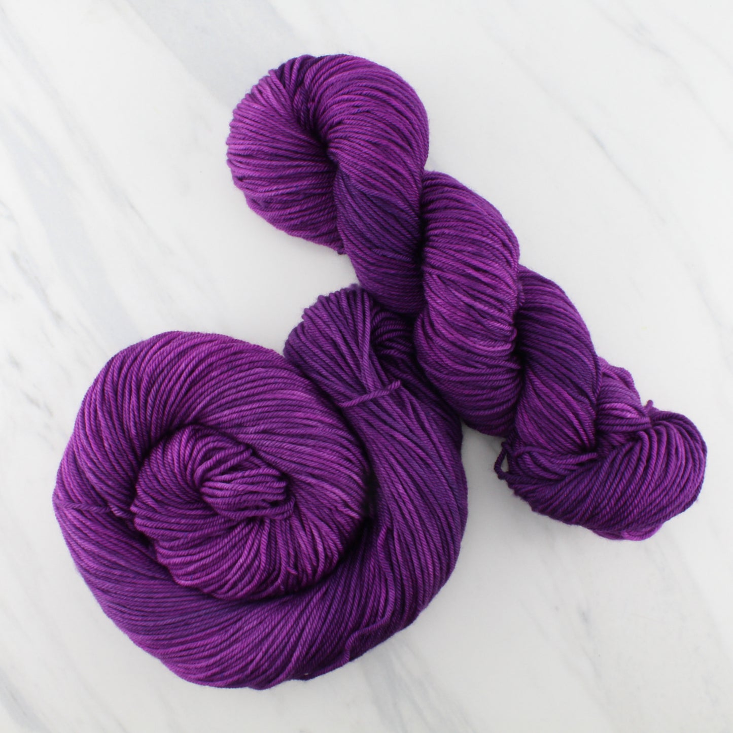 EGGPLANT on Squoosh DK - Hand-Dyed Artisan Yarn