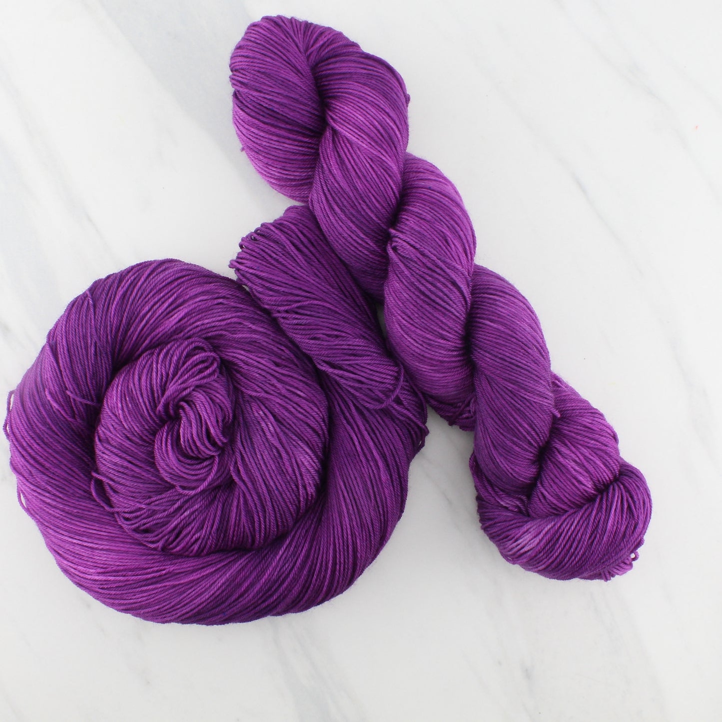 EGGPLANT on Sock Perfection - Indie-Dyed Yarn - Purple Lamb