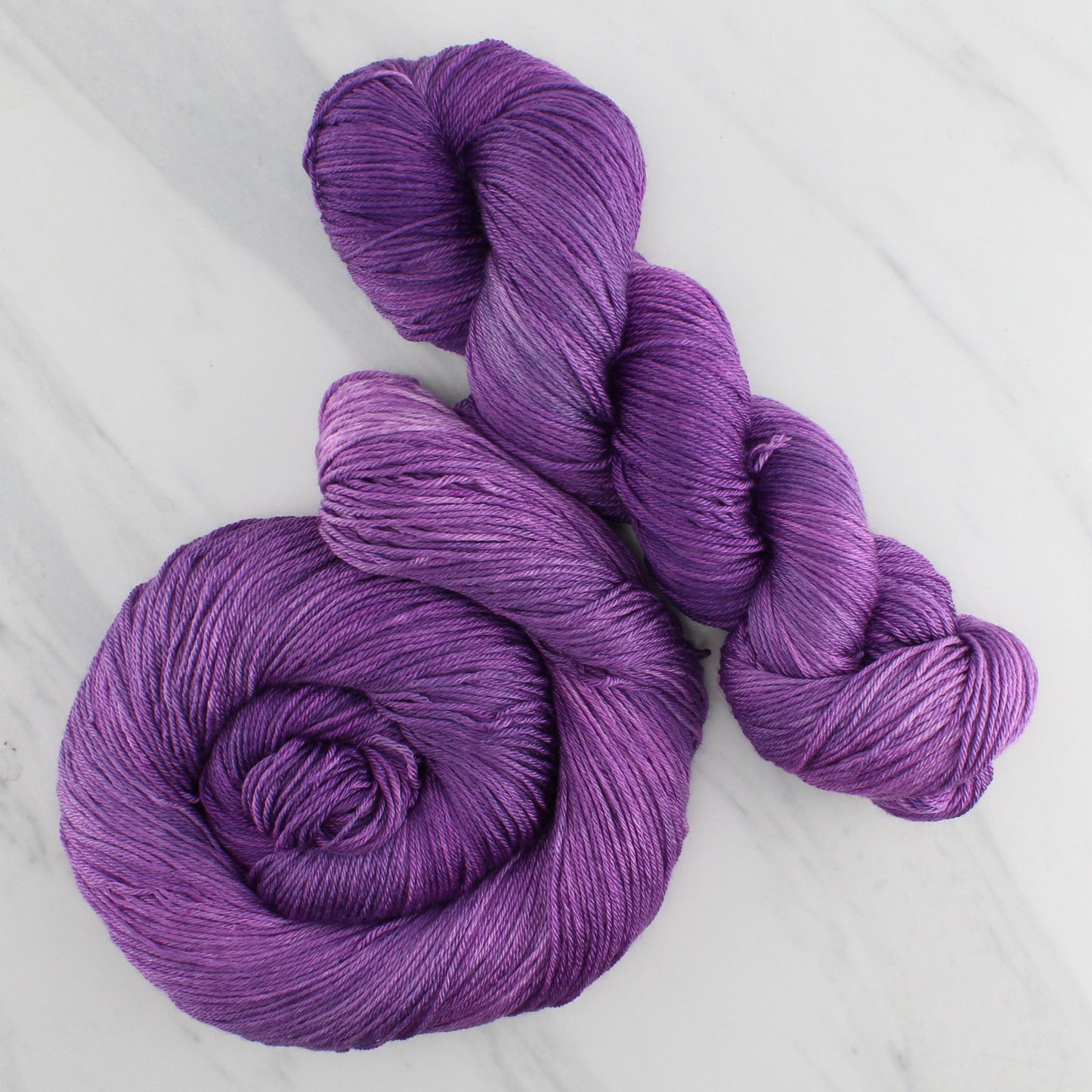EGGPLANT Indie-Dyed Yarn on So Silky Sock