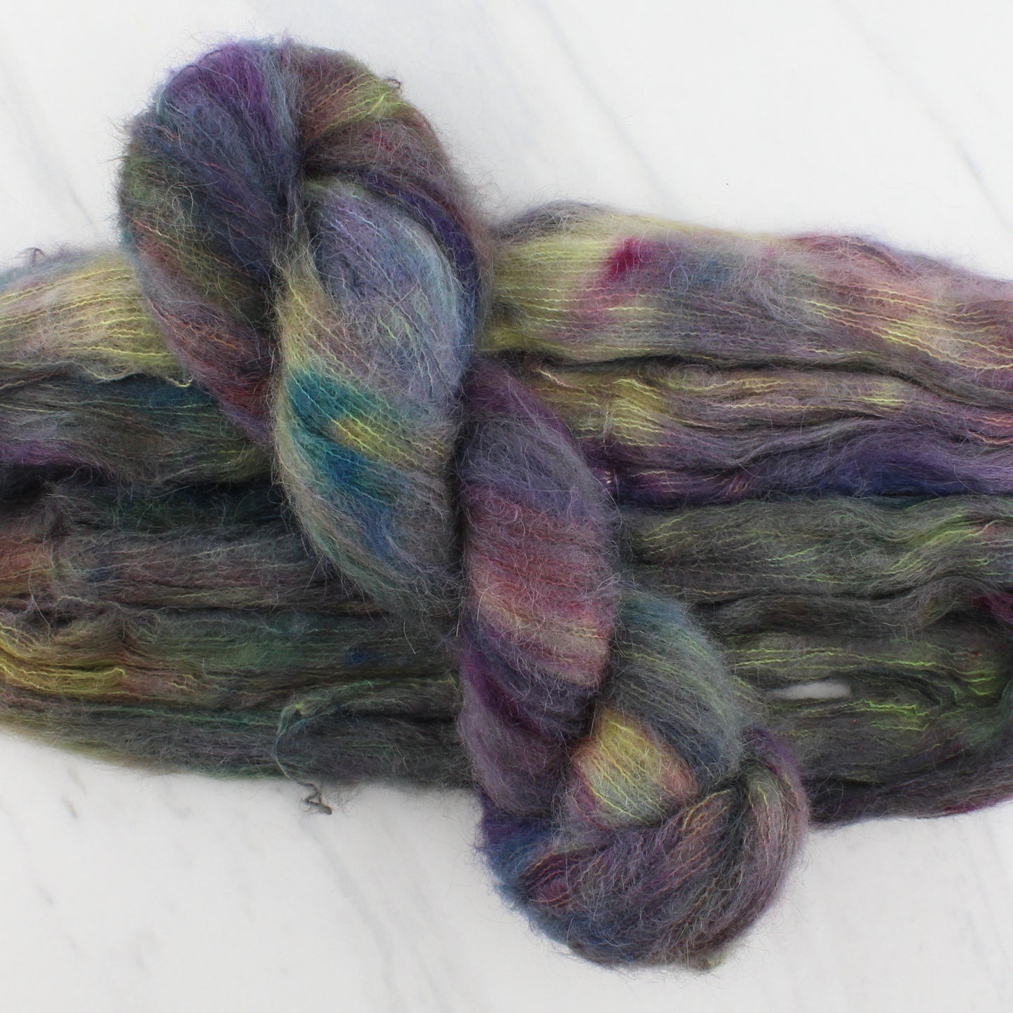 ENCHANTED FOREST on Suri Lace Cloud - Indie-Dyed Yarn - Purple Lamb