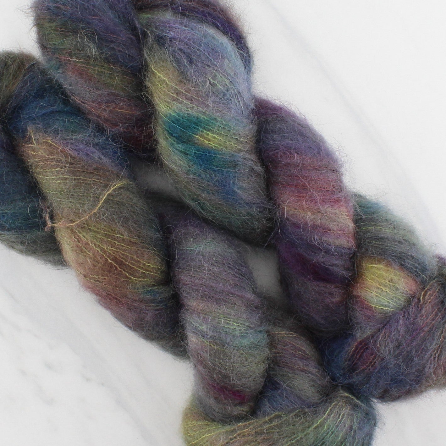 ENCHANTED FOREST on Suri Lace Cloud - Indie-Dyed Yarn - Purple Lamb