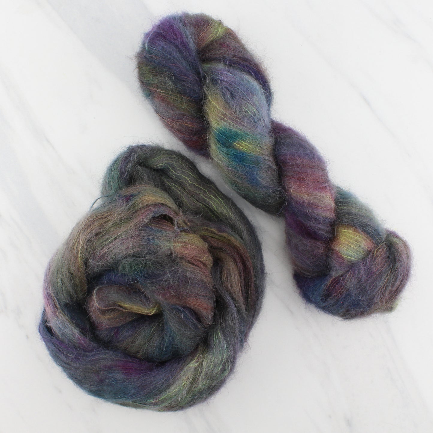 ENCHANTED FOREST on Suri Lace Cloud - Indie-Dyed Yarn - Purple Lamb
