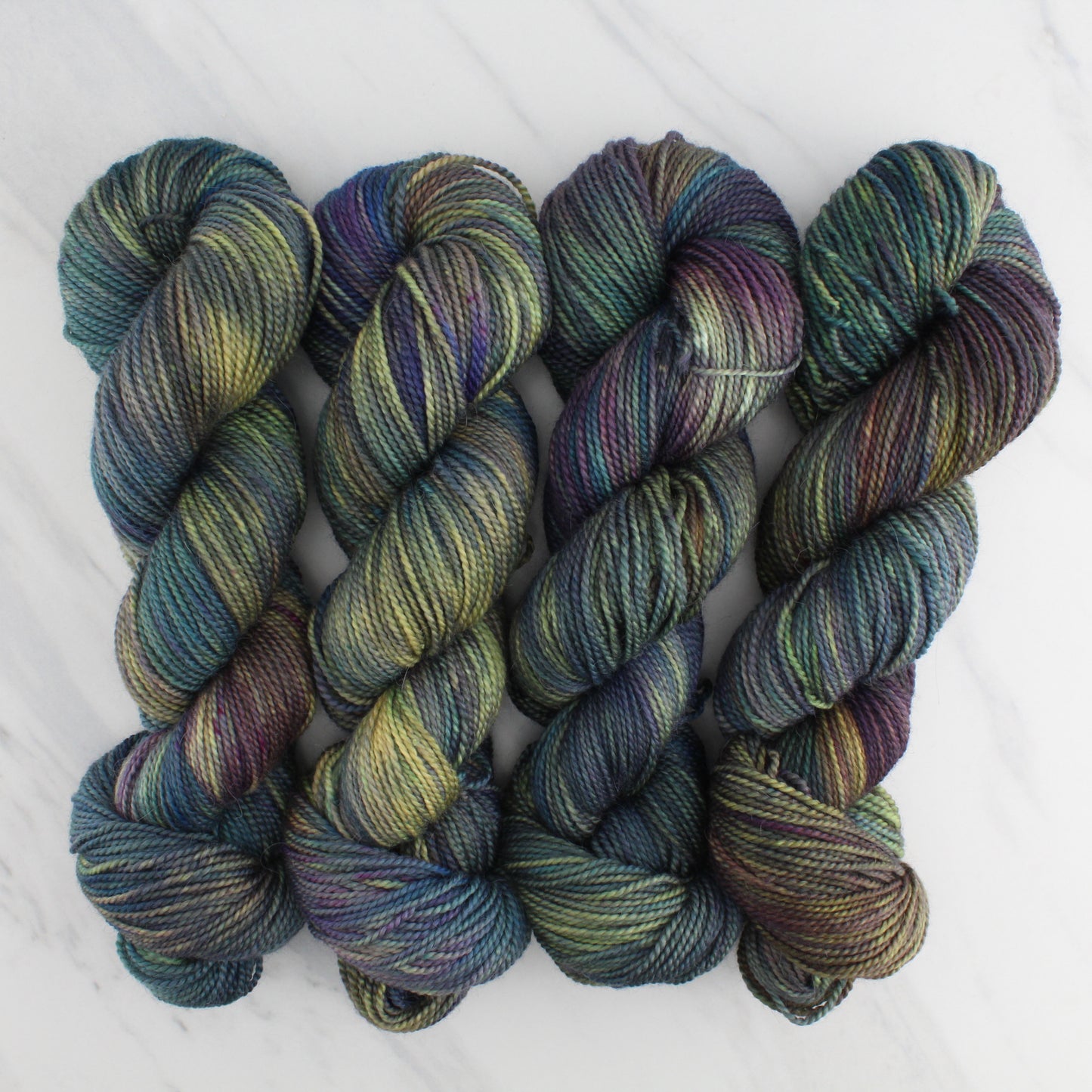 ENCHANTED FOREST Hand-Dyed Yarn on Buttery Soft DK