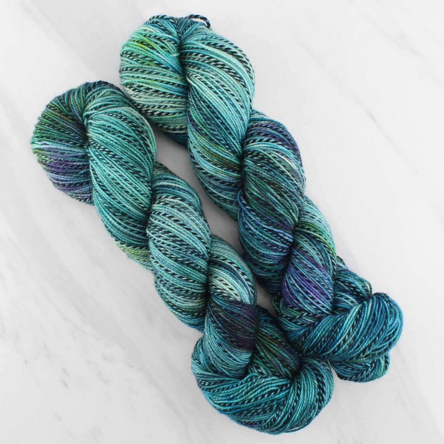 EOWYN MEETS WITH ARAGORN on Stained Glass Sock - Indie-Dyed Yarn - Purple Lamb