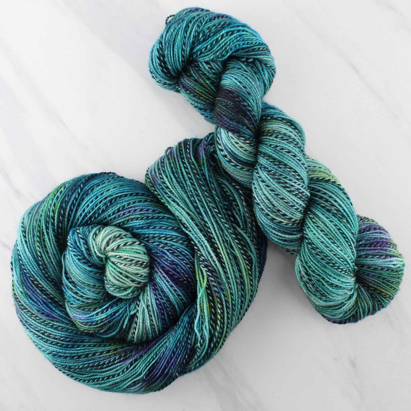 EOWYN MEETS WITH ARAGORN on Stained Glass Sock - Indie-Dyed Yarn - Purple Lamb