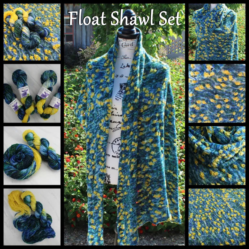 FLOAT SHAWL SET - Dyed to Order