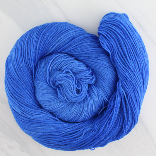FREEDOM BLUE Hand Dyed on Sock Perfection - Semi-Solid Yarn