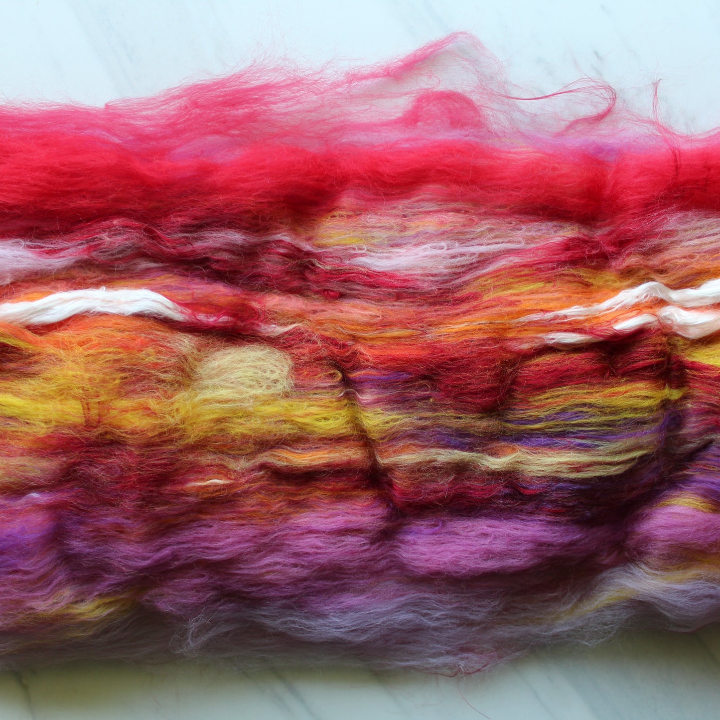 O'KEEFFE'S RED CANNAS Art Batts to Spin and Felt