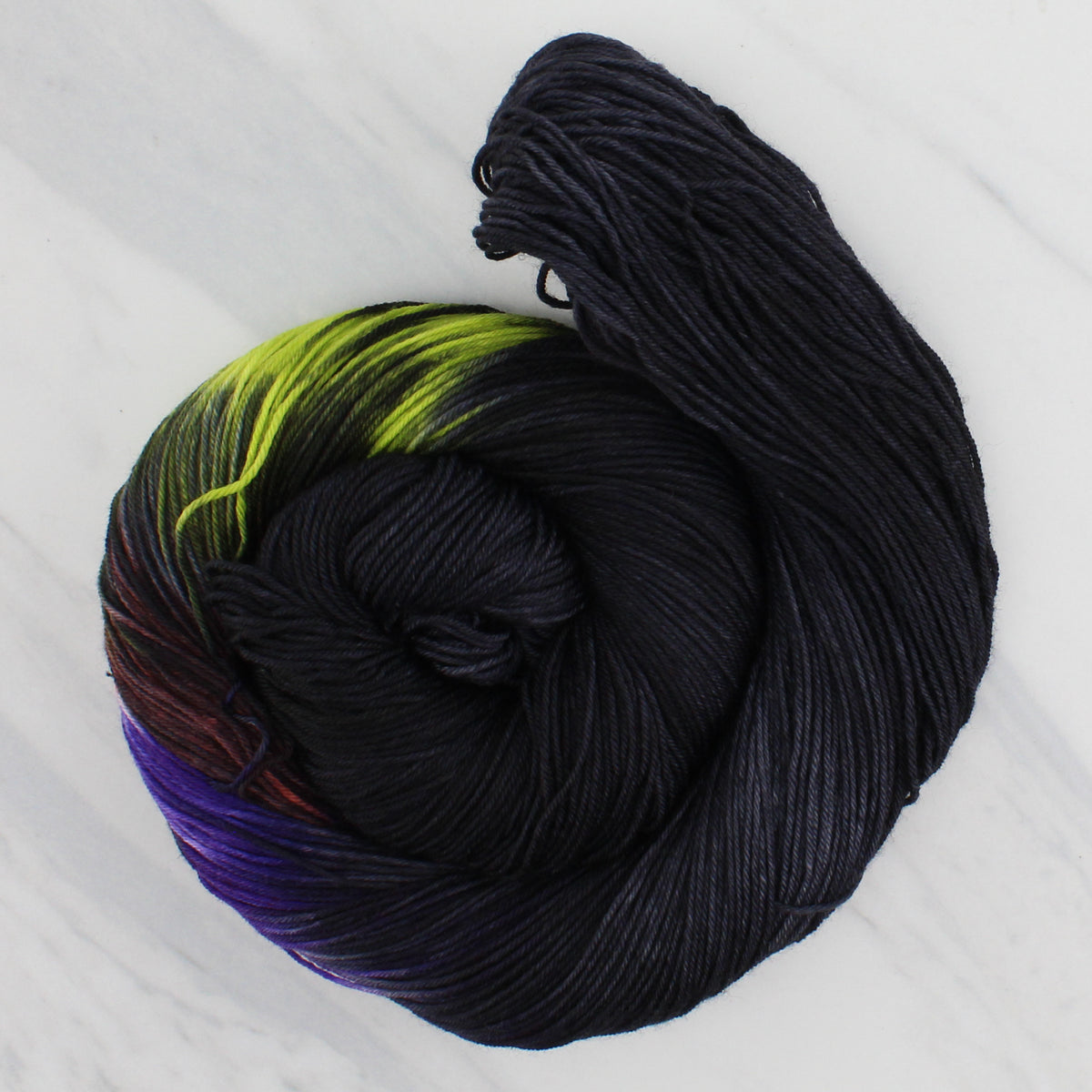 GHOULISH - Yarn Dyed to Order - Assigned Pooling Colorway