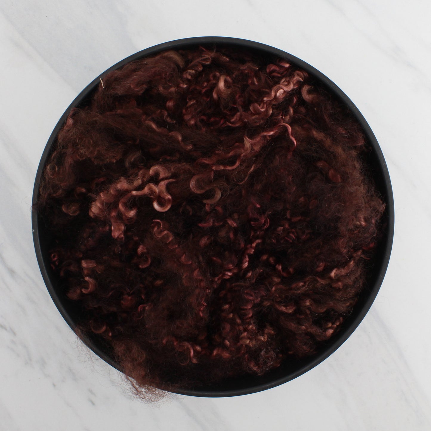 KID MOHAIR LOCKS in Chocolate